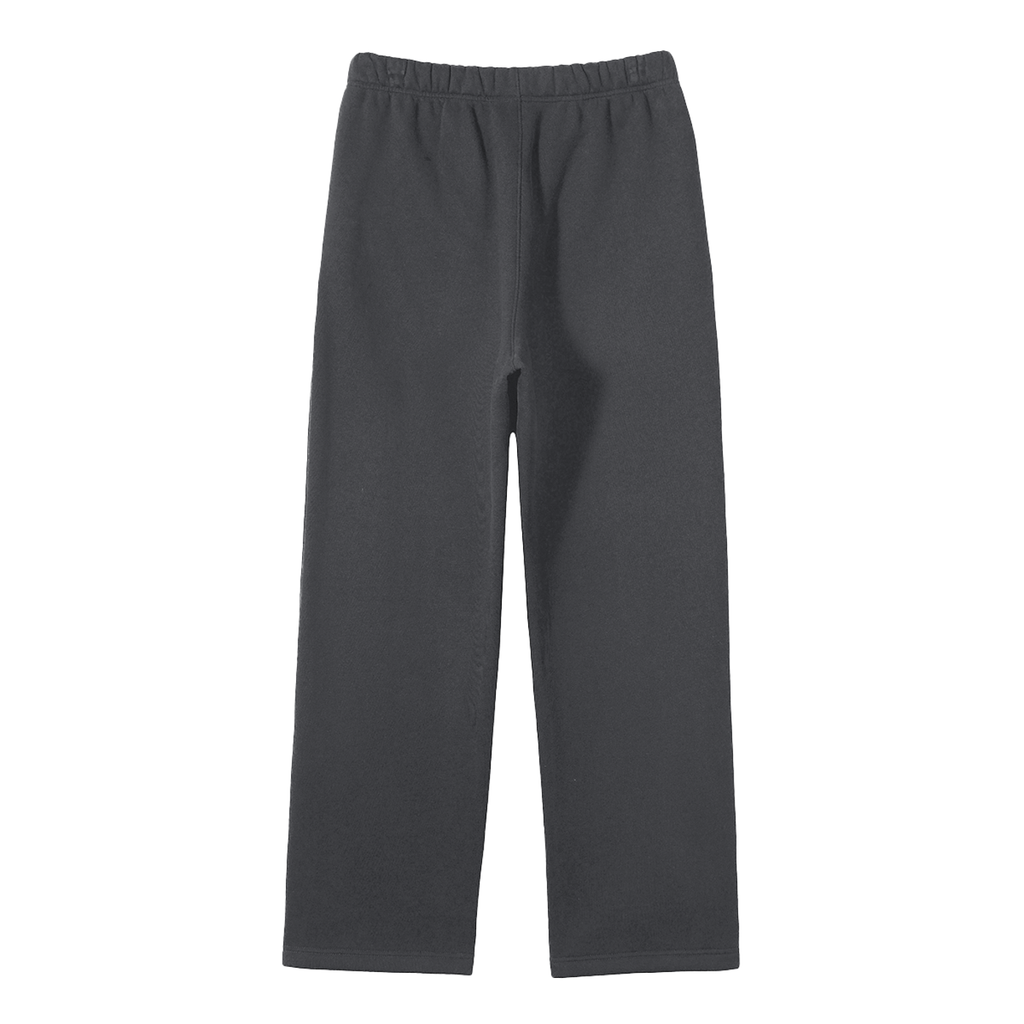 Unisex-Fleecehose mit geradem Bein in Unifarben