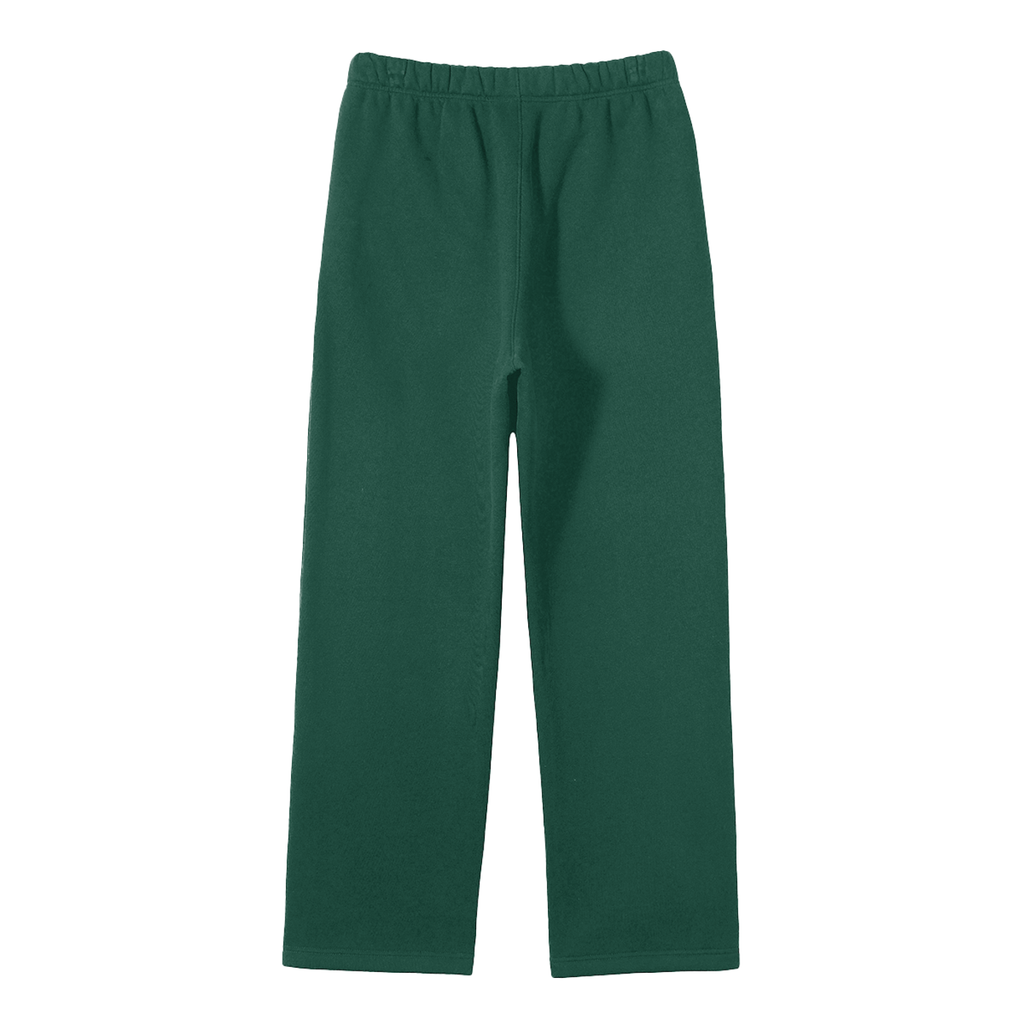 Unisex-Fleecehose mit geradem Bein in Unifarben