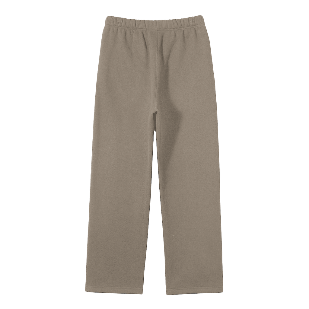 Unisex-Fleecehose mit geradem Bein in Unifarben