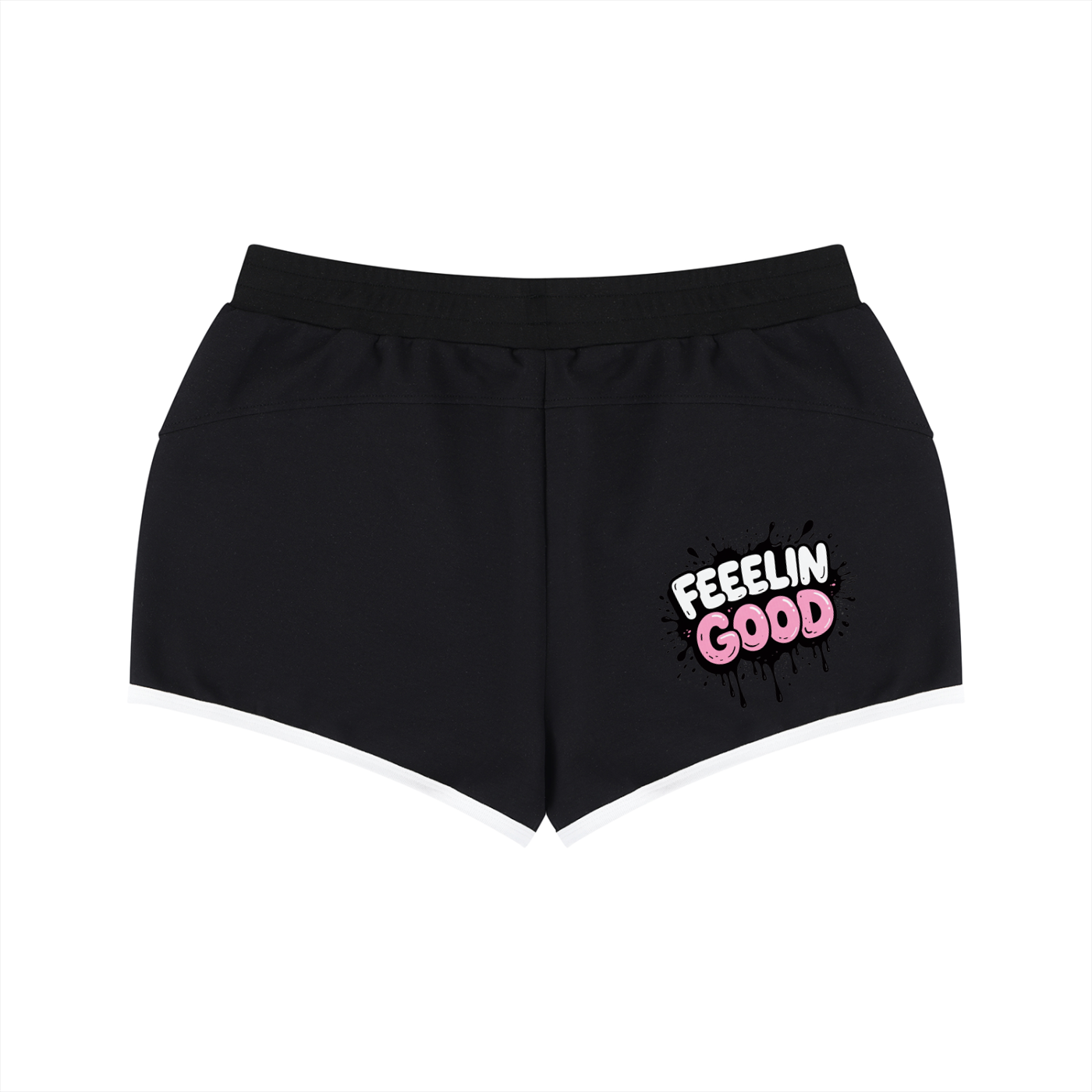 Women's Retro Contrast Binding Shorts