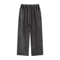 Pantalon coupe droite délavé neige