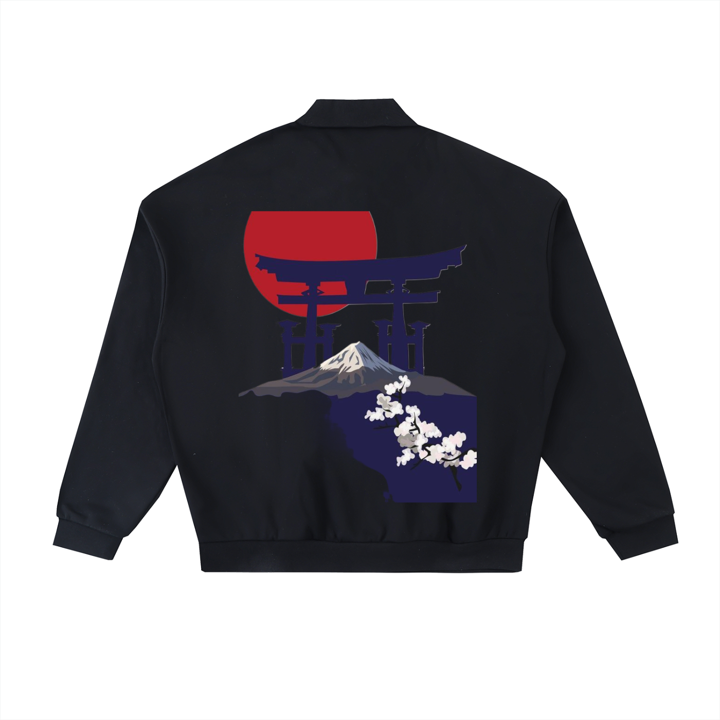 Schweres Fleece-Poloshirt