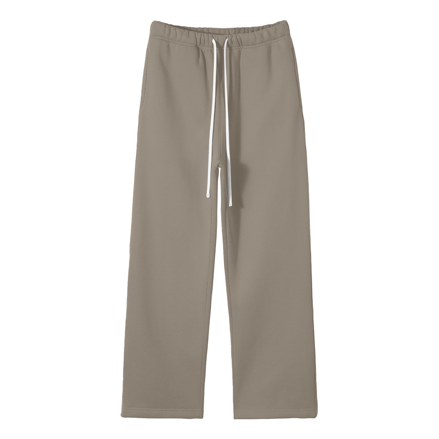 Pantalon polaire unisexe coupe droite couleur unie
