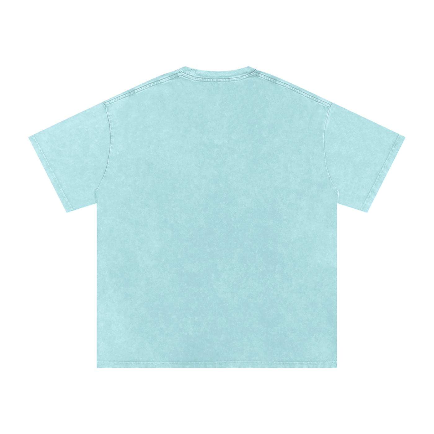 Snow Washed Oversized Baumwoll-T-Shirt
