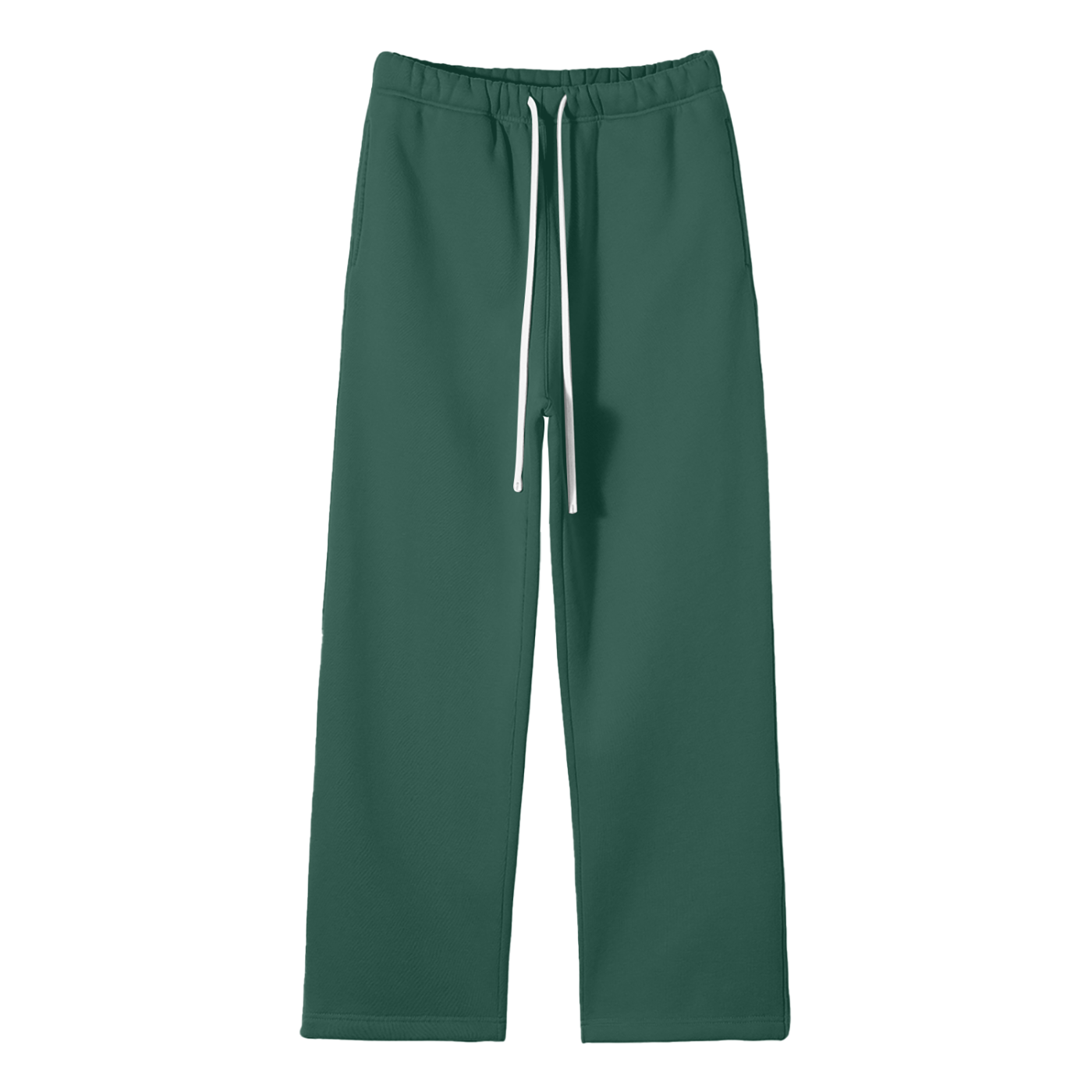 Pantalon polaire unisexe coupe droite couleur unie