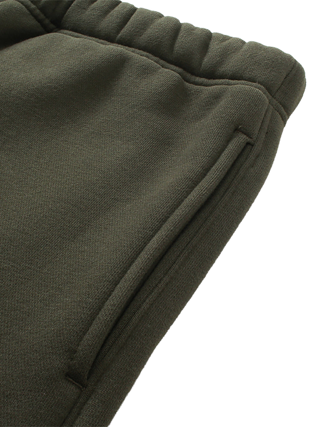Unisex-Fleecehose mit geradem Bein in Unifarben