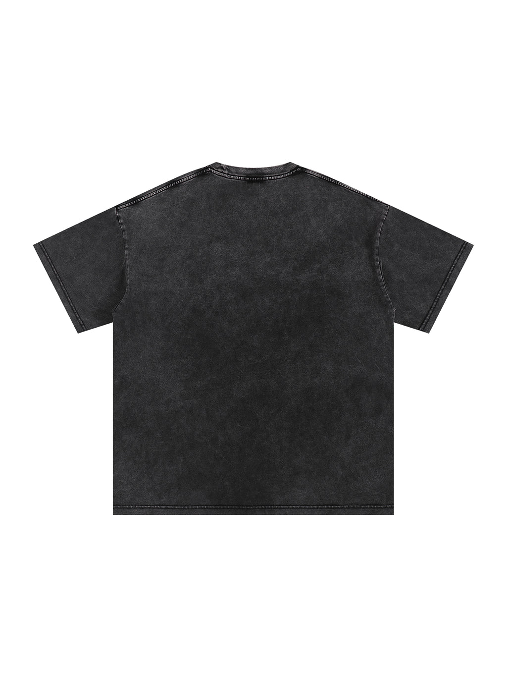 T-shirt oversize en coton délavé à la neige