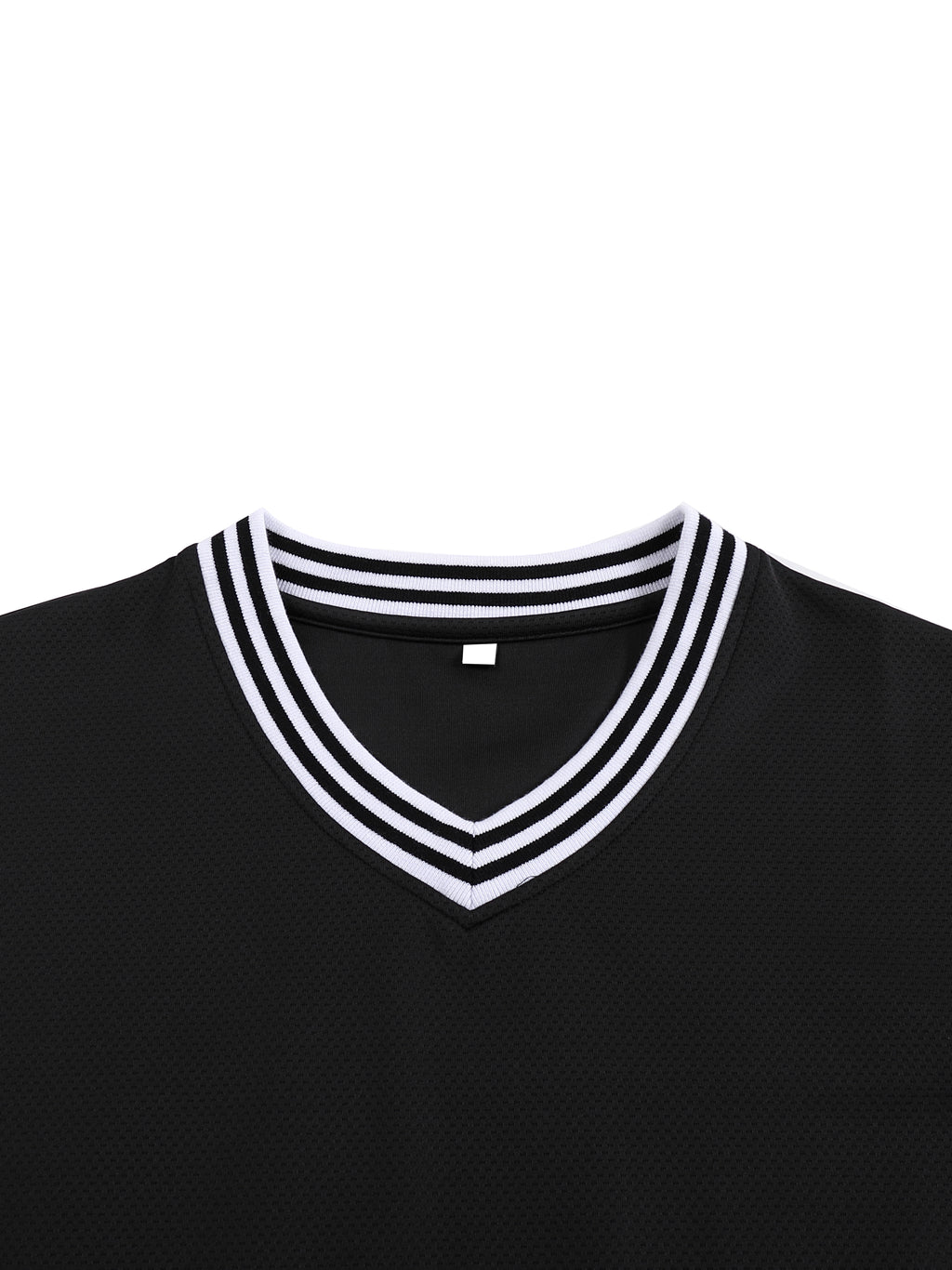 Taped Mesh Boxy T-Shirt