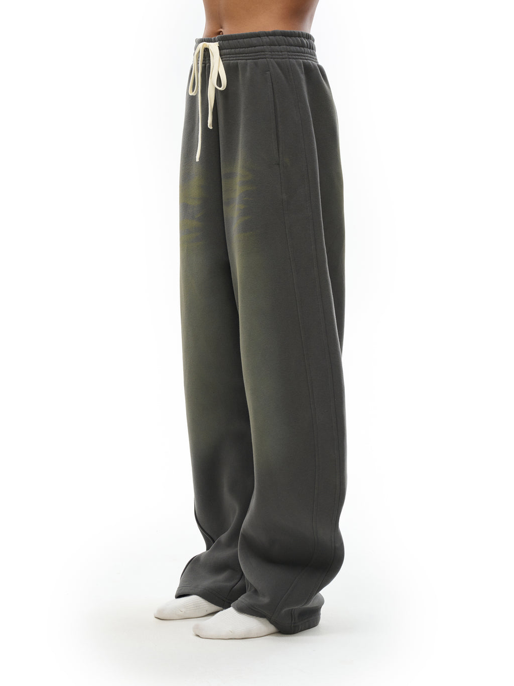 Pantalon de jogging en molleton à jambe incurvée Sunfade