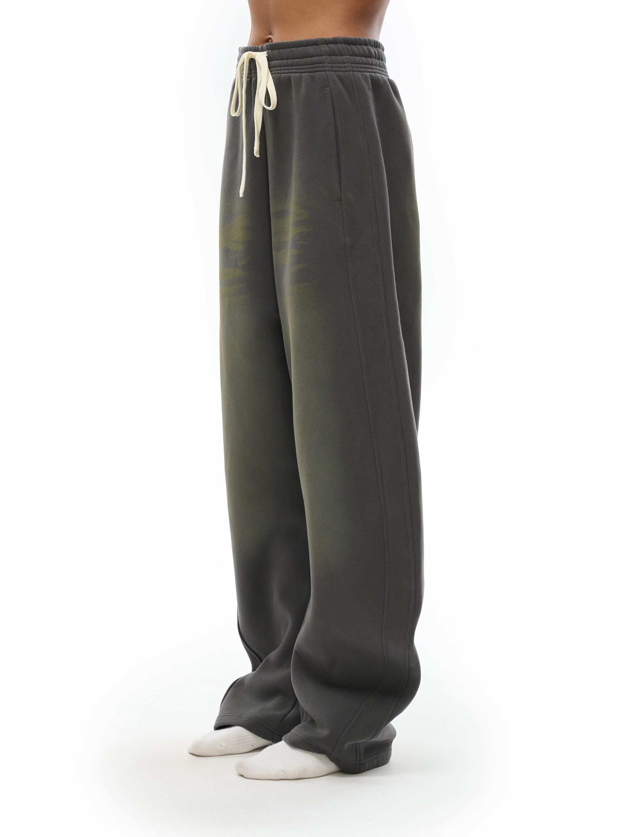 Pantalon de jogging en molleton à jambe incurvée Sunfade