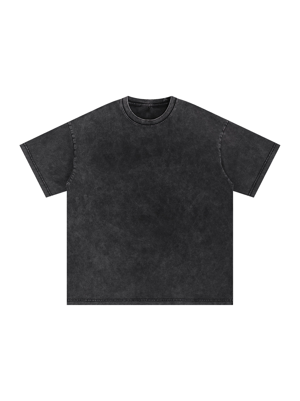 T-shirt oversize en coton délavé à la neige