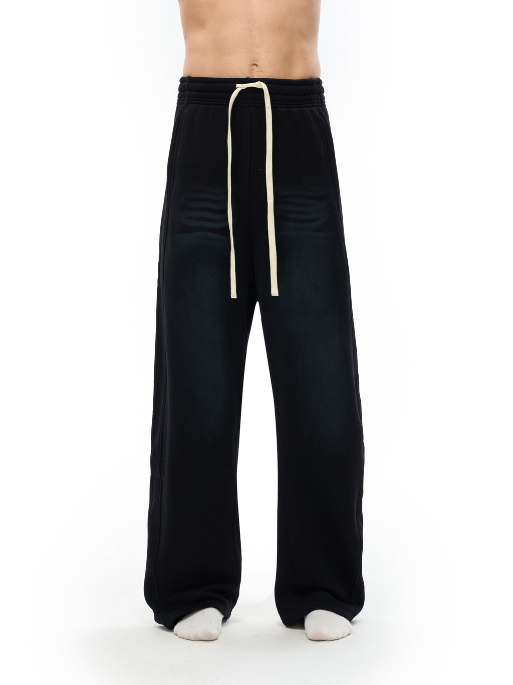 Pantalon de jogging en molleton à jambe incurvée Sunfade