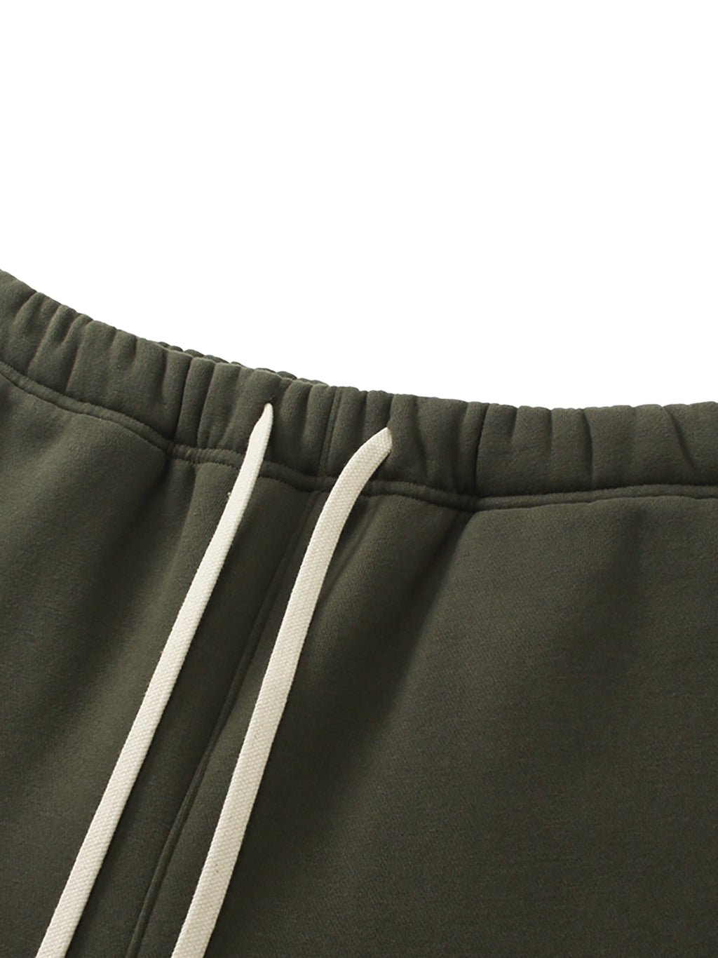 Unisex-Fleecehose mit geradem Bein in Unifarben