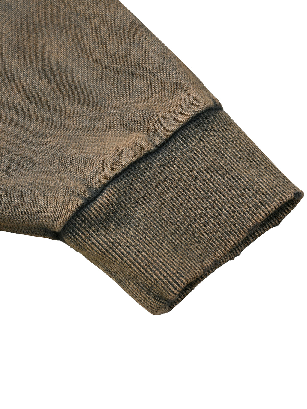 Vintage Kapuzenpullover mit ausgefranstem Saum
