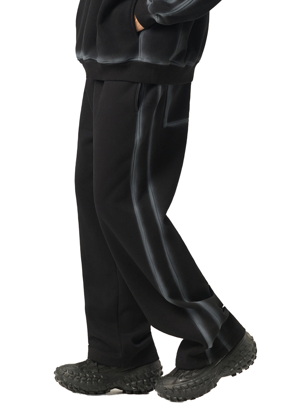 Sonnenverwaschene Fleece-Jogginghose
