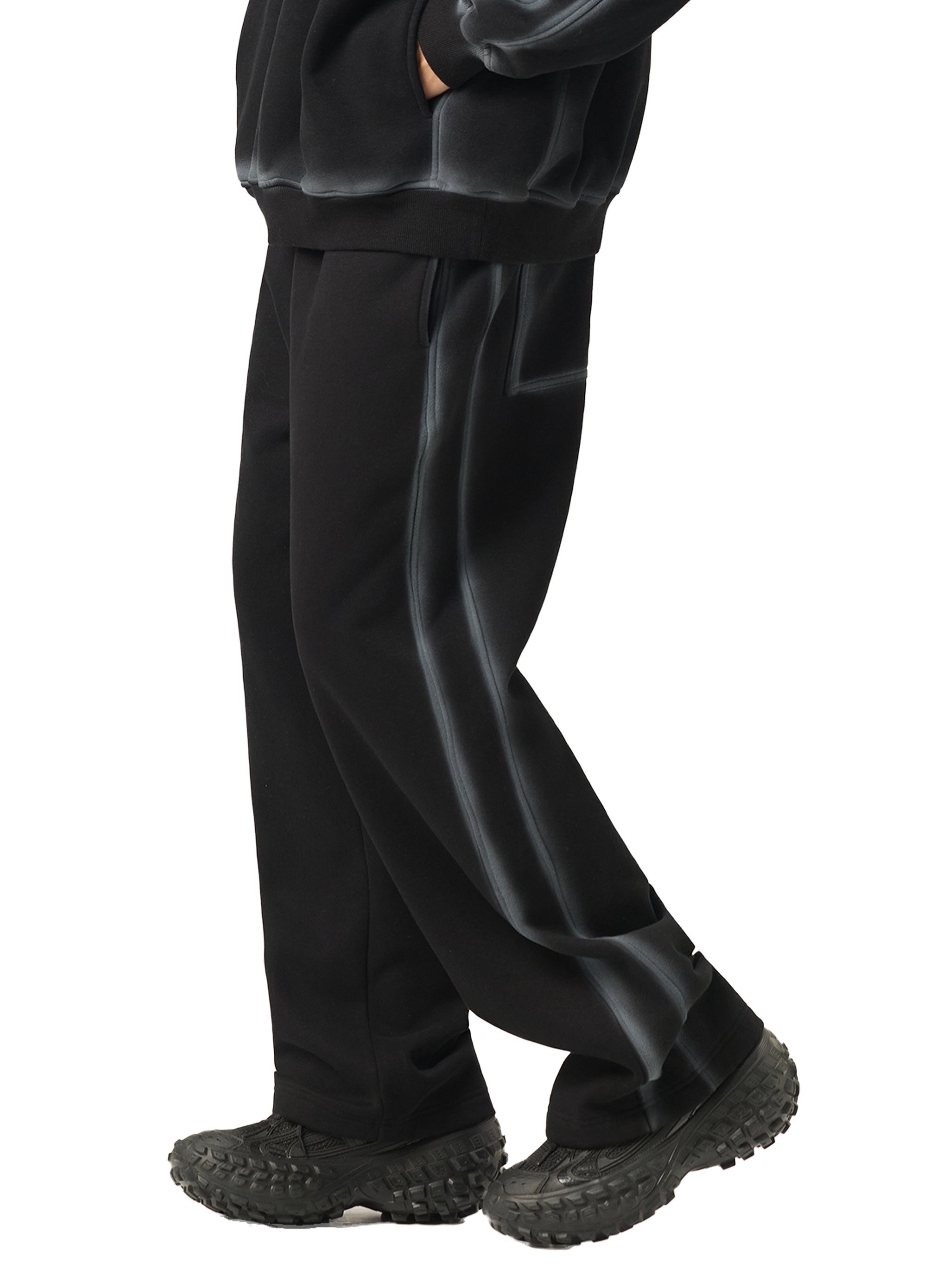 Sonnenverwaschene Fleece-Jogginghose