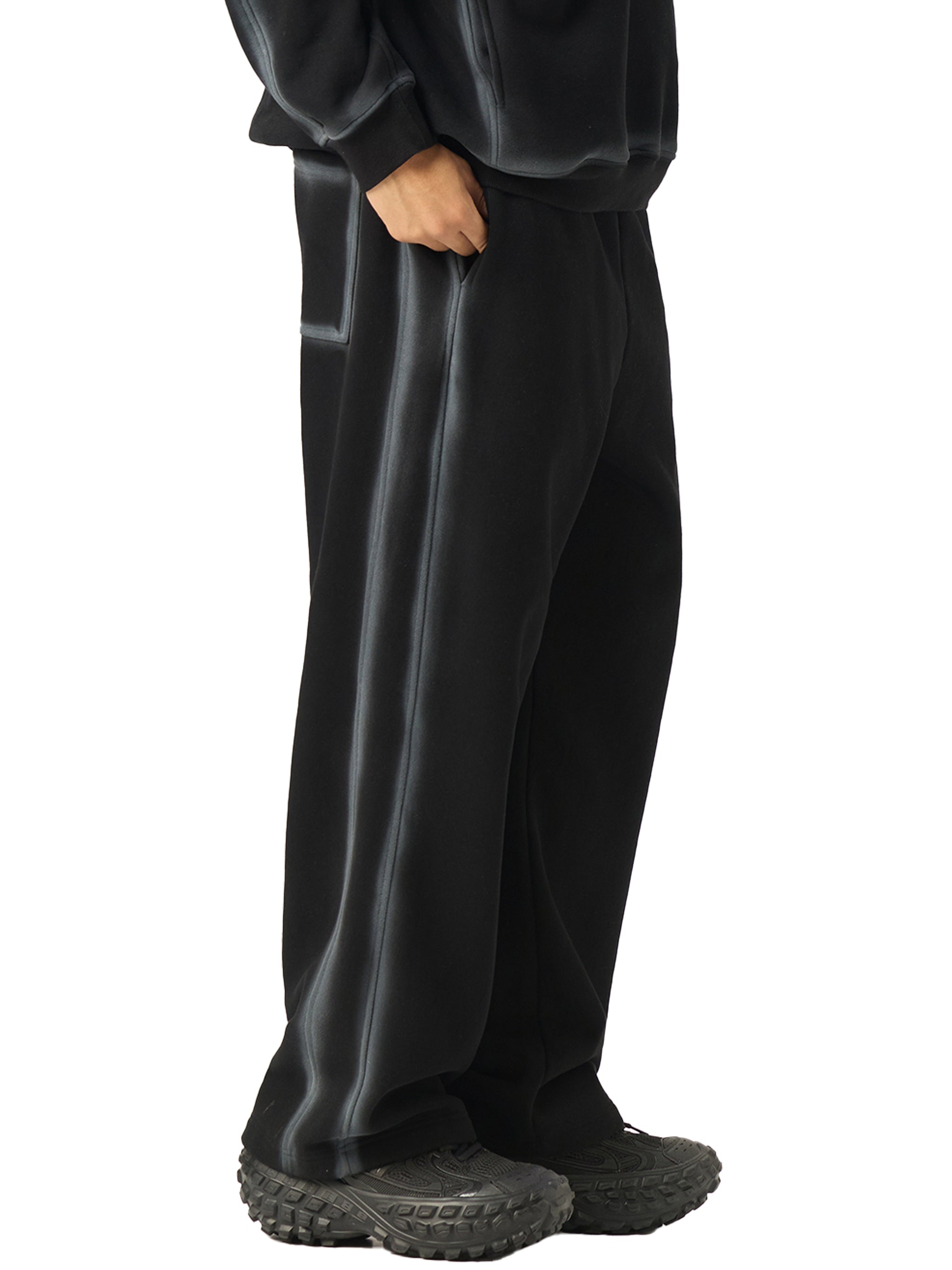 Pantalon de survêtement en molleton délavé