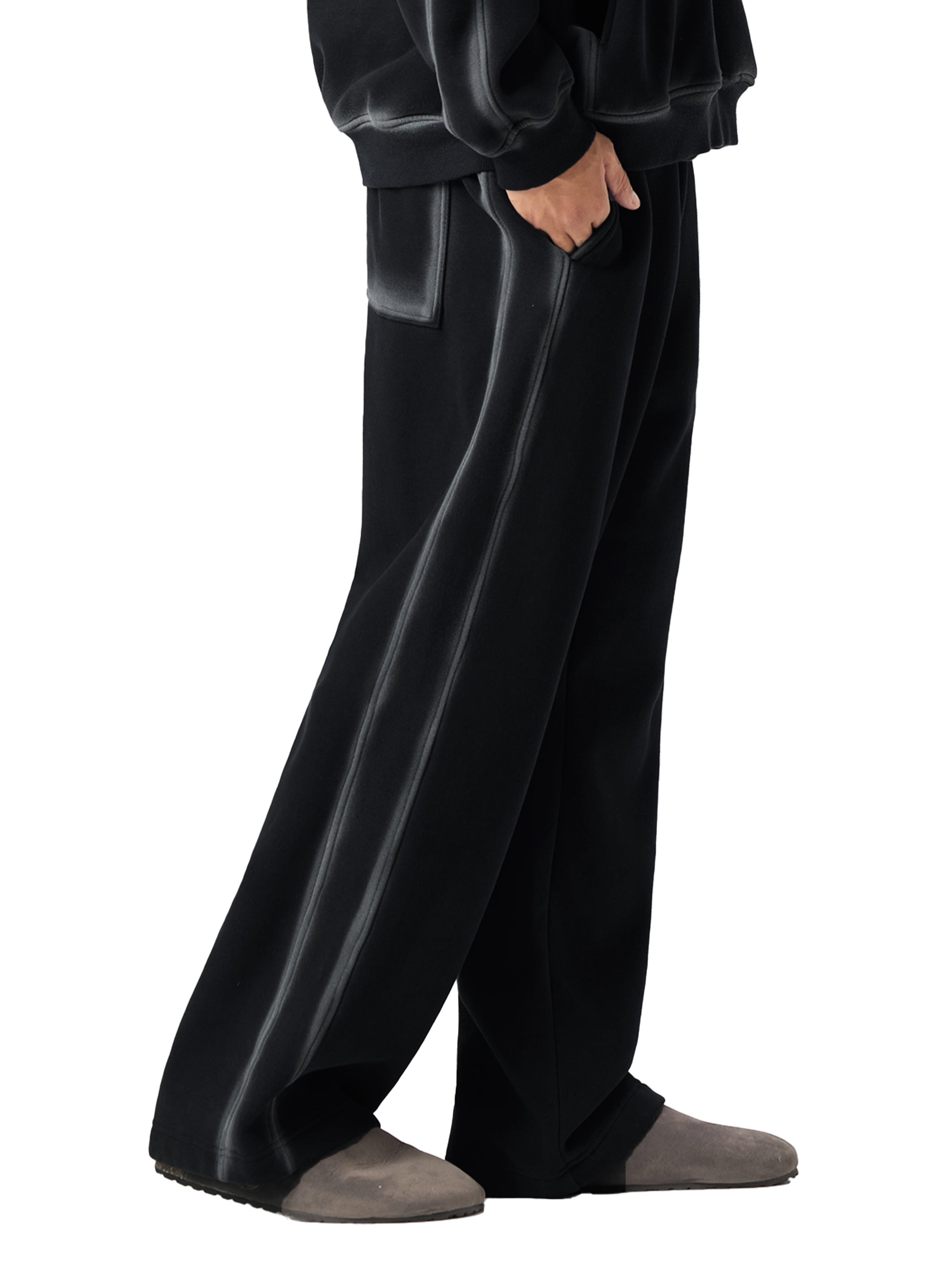 Sonnenverwaschene Fleece-Jogginghose