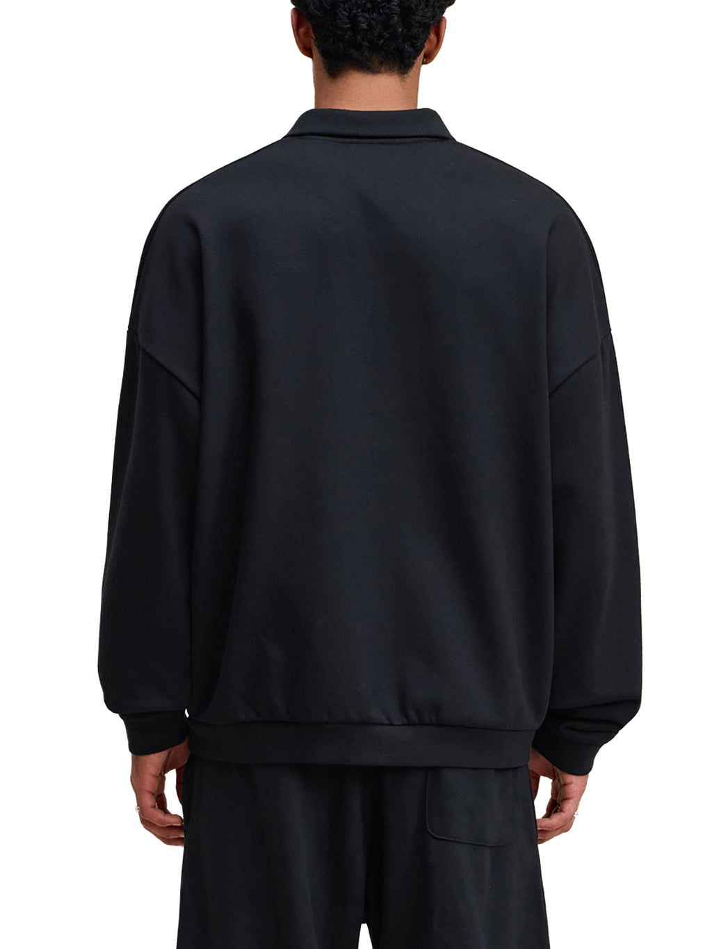 Polo sweat en molleton épais