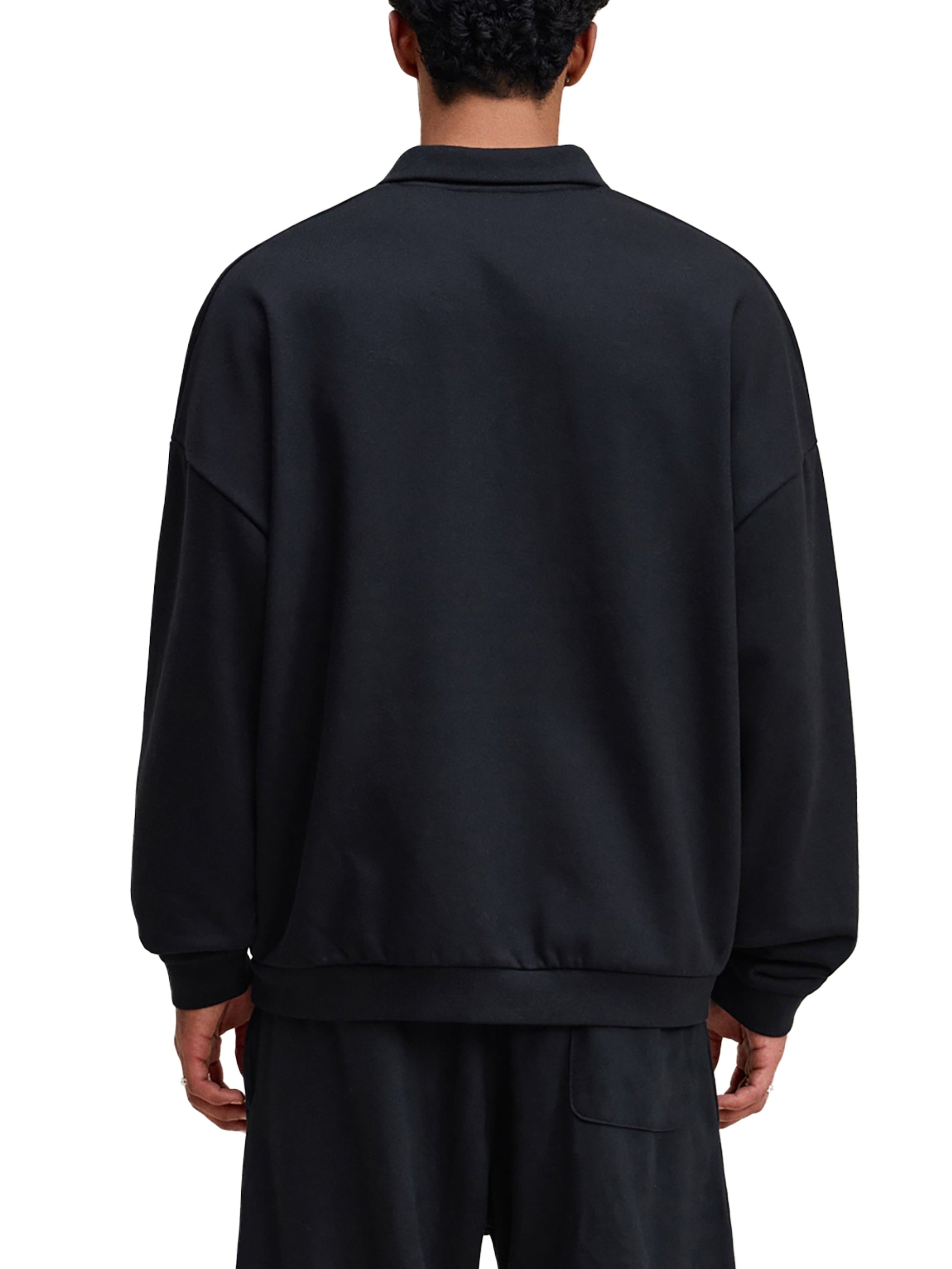 Schweres Fleece-Poloshirt