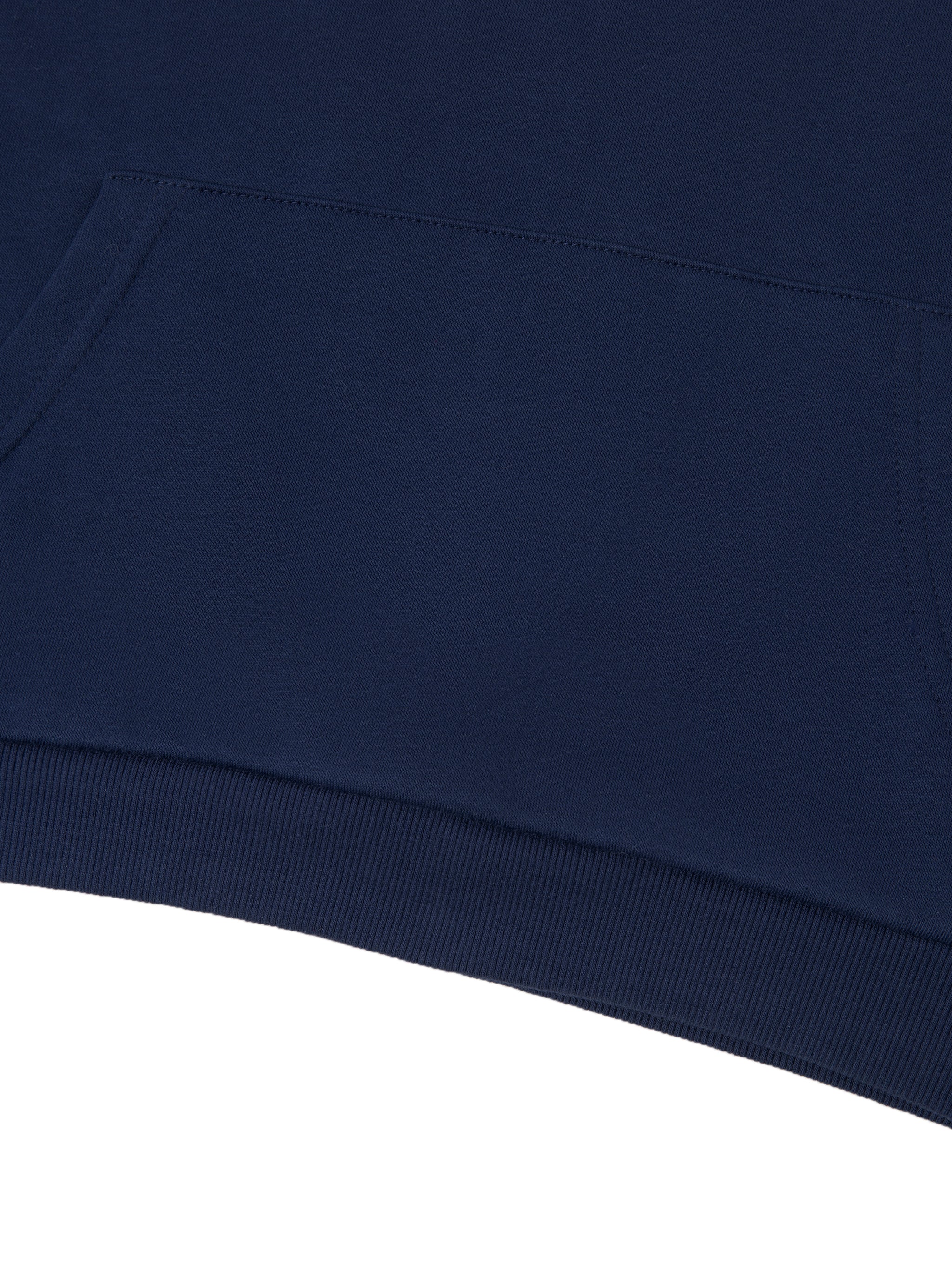 Gestreifter Cropped Hoodie mit Kontraststreifen