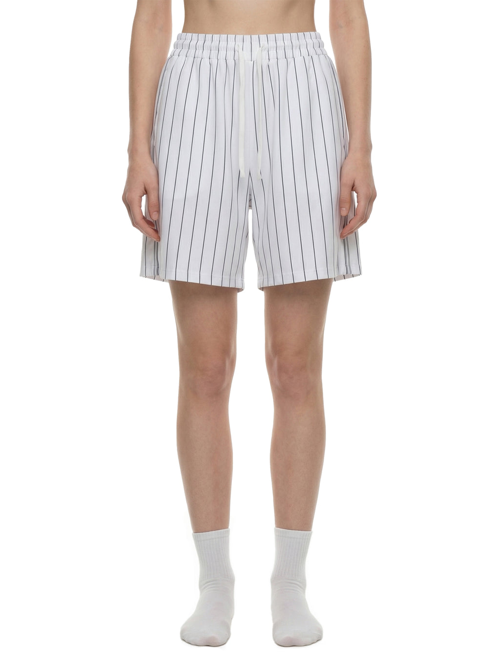 Unisex Striped Loose Fit Shorts