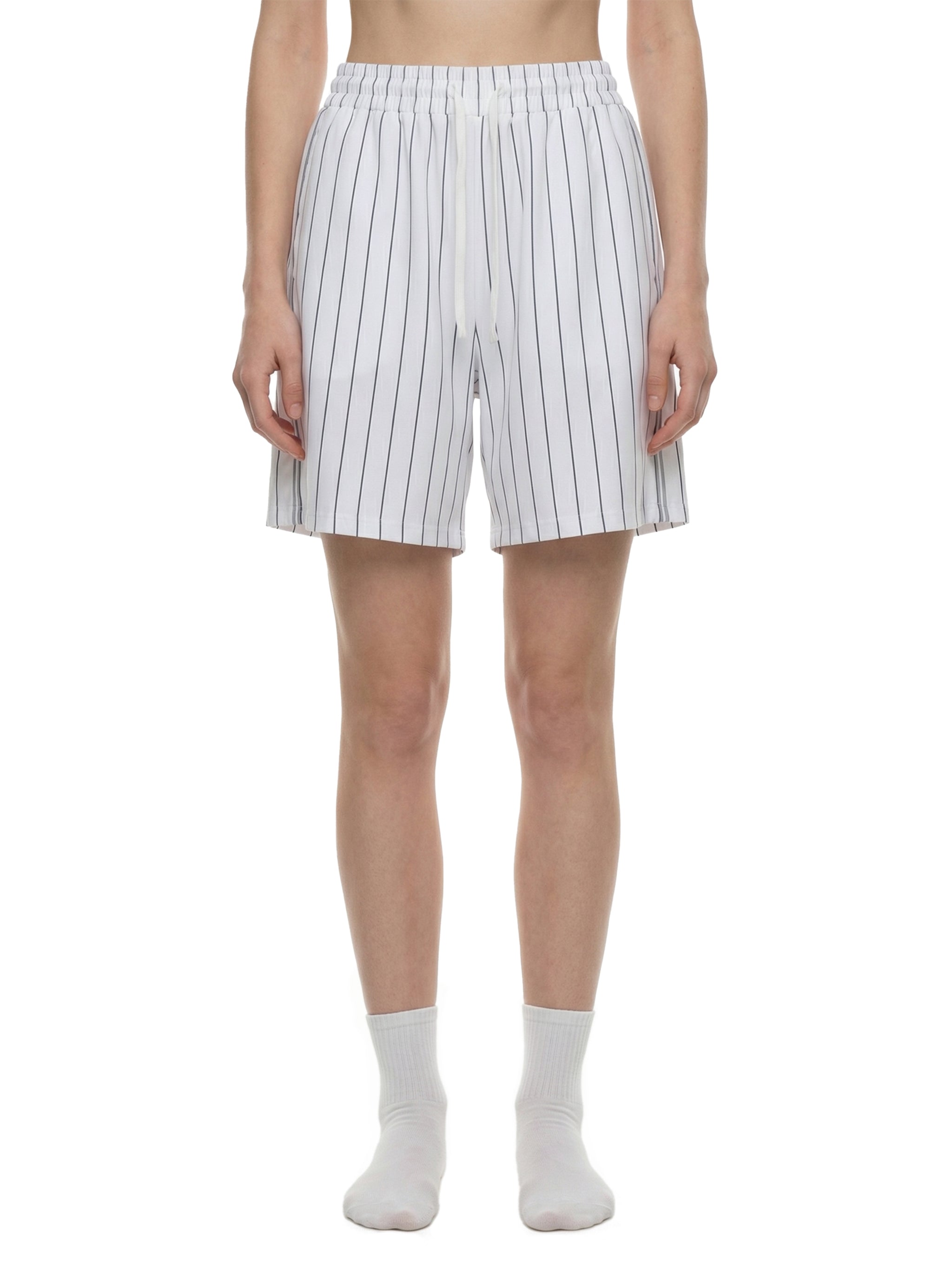 Unisex Striped Loose Fit Shorts