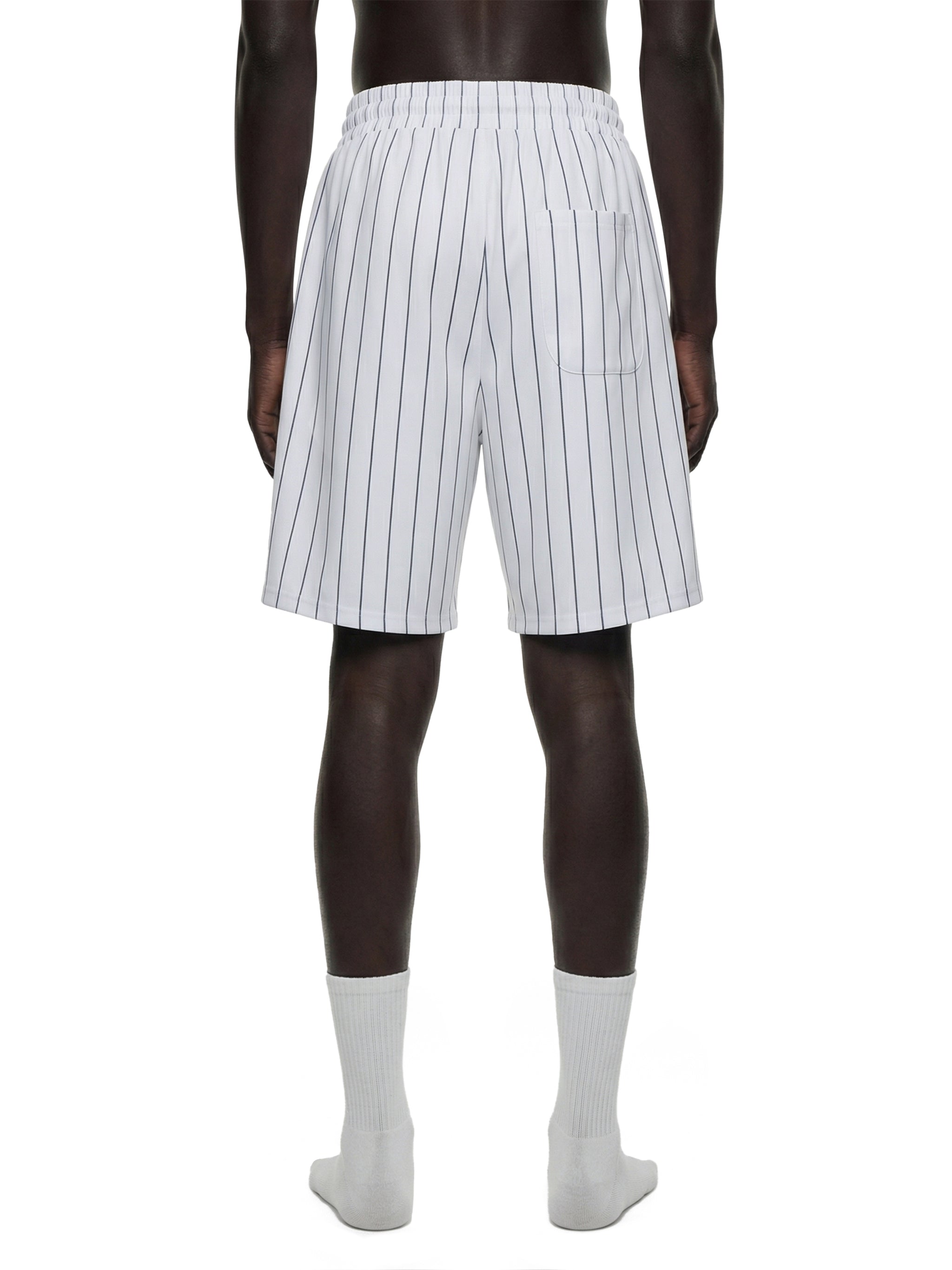 Unisex Striped Loose Fit Shorts