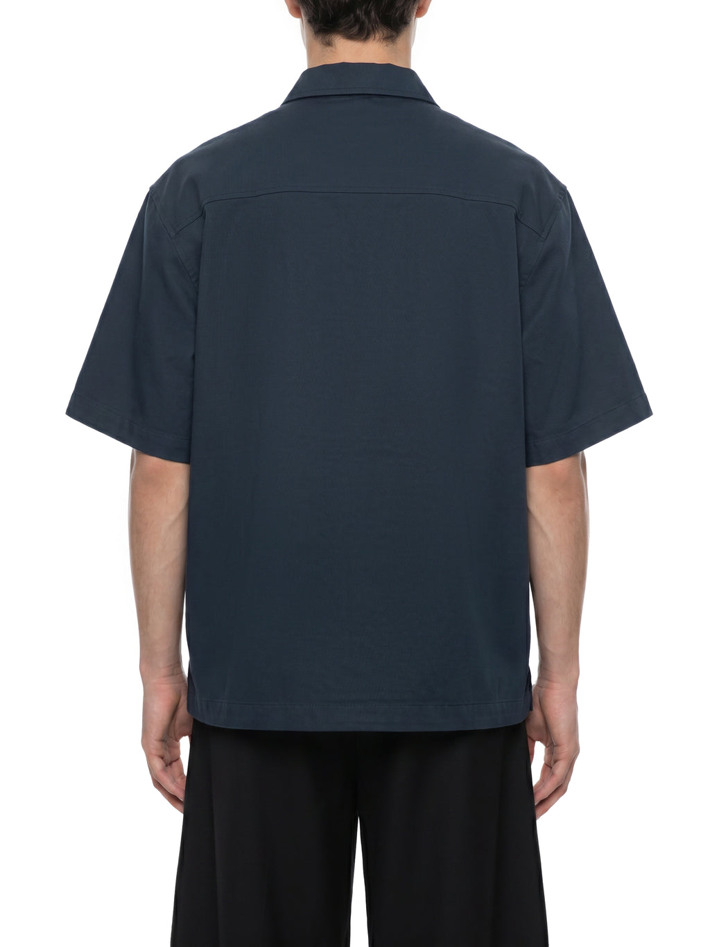 Unisex Boxy Patch Pocket Short Sleeve Shirt